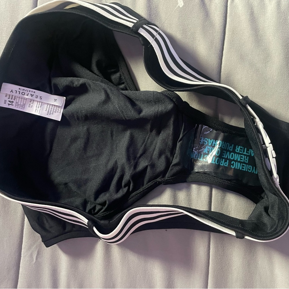 NWOT Seafolly Belted Hipster Bikini Bottom | Women’s Bikini Bottom - Picture 14 of 15